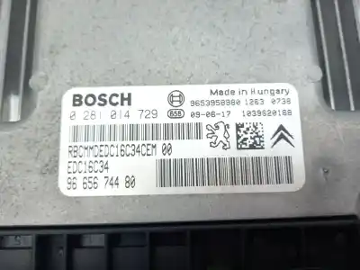 Gebrauchtes Autoersatzteil ecu-motorsteuergerät uce motorsteuergerät zum citroen c4 picasso i monospace (ud_) 1.6 hdi oem-iam-referenzen 1943py 0281014729 9665674480