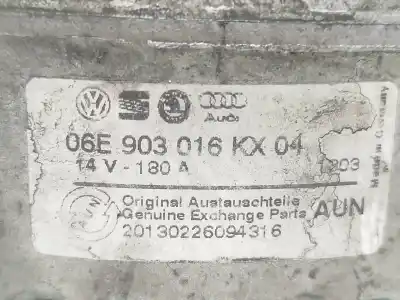 Peça sobressalente para automóvel em segunda mão alternador por audi a6 c6 (4f2) 3.2 fsi quattro referências oem iam 06e903016kx  06e903016kx