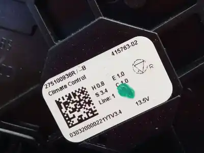 Автозапчасти б/у климат-контроль за renault captur ii (hf_) tce 130 (hfmf) ссылки oem iam 275100936r 41576302 283e86009r be11672930