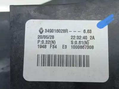Автозапчасти б/у ручка рычага передачи за renault captur ii (hf_) tce 130 (hfmf) ссылки oem iam 349016028r 1000867308 