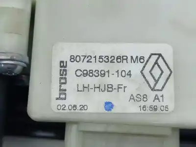 Автозапчасти б/у регулятор стекла переднего левого за renault captur ii (hf_) tce 130 (hfmf) ссылки oem iam 807215326r  