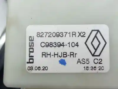 Автозапчасти б/у задний правый стеклорегулятор за renault captur ii (hf_) tce 130 (hfmf) ссылки oem iam 827209371r  