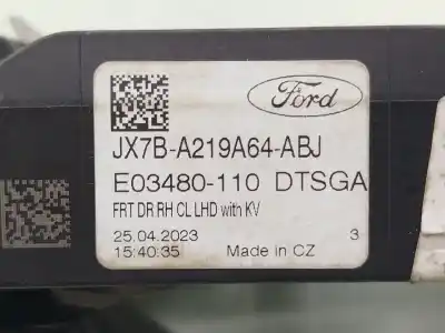 Автозапчасти б/у наружная рукоятка передняя справа за ford focus iv (hn) 1.0 ecoboost mhev ссылки oem iam 2342645  jx7ba219a64abj