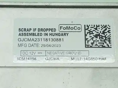 Автозапчасти б/у электронный модуль за ford focus iv (hn) 1.0 ecoboost mhev ссылки oem iam 2655726  mu5t14g650haf