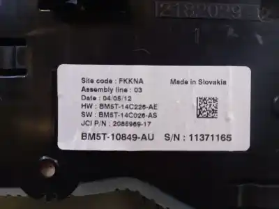 Second-hand car spare part dashboard for ford focus iii 1.0 ecoboost oem iam references 1879748 11371165 bm5t10849au bm5t14c226ae  bm5t14c026as