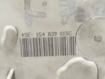 Автозапчастина б/у замок дверей заднього лівого для skoda fabia ii (542) 1.2 12v посилання на oem iam 5n0839015r  1s4839015c