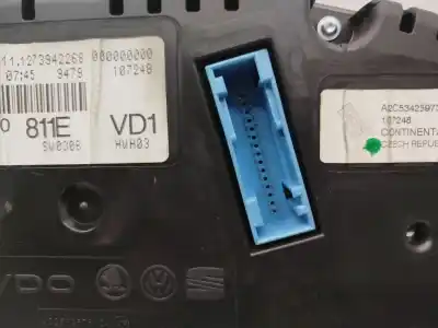 Автозапчасти б/у приборная доска за skoda fabia ii (542) 1.2 12v ссылки oem iam 5j1857007efvvb a2c53425973 5j0920811e