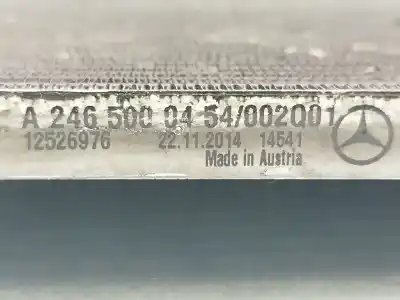 Автозапчасти б/у конденсатор / радиатор кондиционера воздуха за mercedes-benz clase gla (x156) gla 220 cdi 4-matic (156.905) ссылки oem iam a2465000454 12526976 