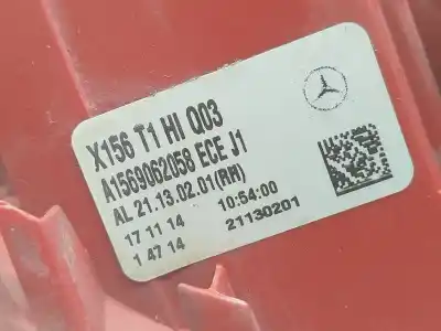 Автозапчасти б/у правый задний фонарь за mercedes-benz clase gla (x156) gla 220 cdi 4-matic (156.905) ссылки oem iam 1569062058  21130201