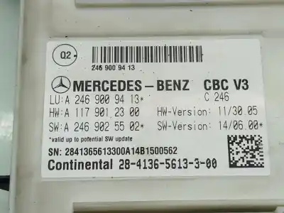 Автозапчасти б/у блок реле/предохранителей за mercedes-benz clase gla (x156) gla 220 cdi 4-matic (156.905) ссылки oem iam a1569005303 a1179012300 a2469025502 a2469009413