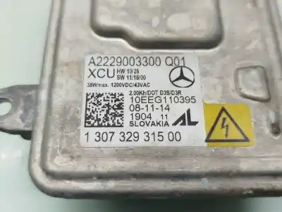 Автозапчастина б/у блок управління ксеноновими фарами для mercedes-benz clase gla (x156) gla 220 cdi 4-matic (156.905) посилання на oem iam a2229003300 130732931500 