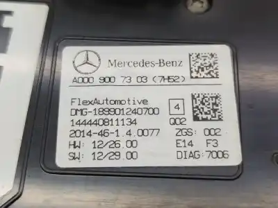 Second-hand car spare part interior light for mercedes-benz clase gla (x156) gla 220 cdi 4-matic (156.905) oem iam references  144440811134 a0009007303