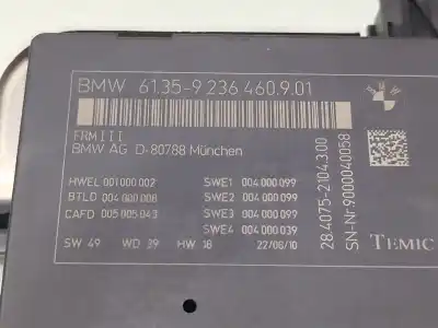 Second-hand car spare part electronic module for bmw 5 (f10) 535 i oem iam references  2840752104300 61359236460901