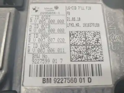 Second-hand car spare part multifunction display for bmw 5 (f10) 535 i oem iam references  20958041 922756001