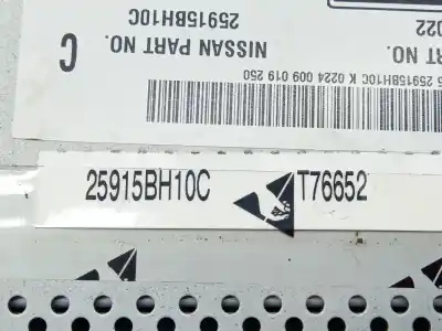 Автозапчасти б/у аудиосистема / радио cd за nissan qashqai / qashqai +2 i (j10, nj10, jj10e) 2.0 dci a las 4 ruedas ссылки oem iam  7612830022 25915bh10c