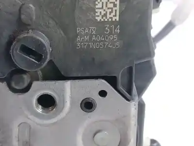 Автозапчастина б/у замок дверей заднього лівого для citroen c3 ii (sc_) 1.4 посилання на oem iam 9800624880  722314