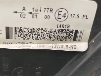 Second-hand car spare part right headlight for ford focus iii 1.0 ecoboost oem iam references  14819 bm5113w029nb