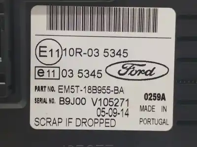 Second-hand car spare part multifunction display for ford focus iii 1.0 ecoboost oem iam references  b9j00v105271 em5t18b955ba