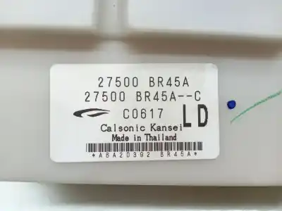 Peça sobressalente para automóvel em segunda mão comando de sofagem (chauffage / ar condicionado) por nissan qashqai / qashqai +2 i (j10, nj10, jj10e) 2.0 dci a las 4 ruedas referências oem iam  a6a20392br45a 27500br45a