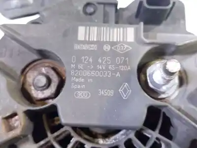 Second-hand car spare part alternator for renault modus / grand modus (f/jp0_) 1.5 dci (fp0f, jp0f) oem iam references  0124425071 8200660033