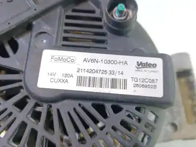 Second-hand car spare part alternator for ford fiesta vi (cb1, ccn) 1.25 oem iam references 2265722 tg12c087 av6n10300ha
