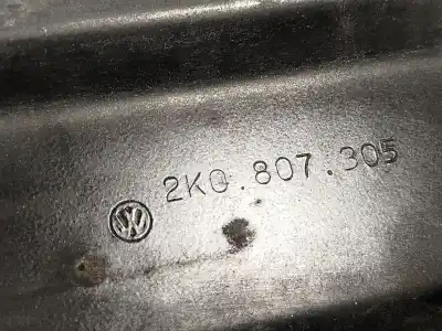 Second-hand car spare part rear bumper reinforcement for volkswagen caddy iii monospace (2kb, 2kj, 2cb, 2cj) 1.9 tdi oem iam references   2k0807305