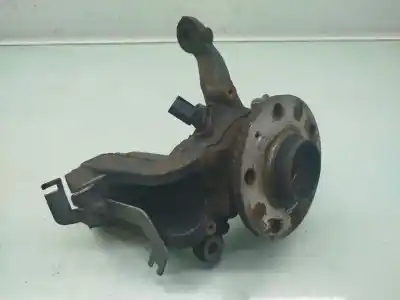 Peça sobressalente para automóvel em segunda mão manga de eixo dianteira esquerda por volkswagen touran (1t3) 1.6 tdi referências oem iam 1k0407255aa