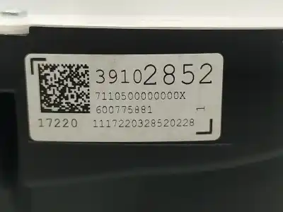 Автозапчастина б/у панель інструментів для opel astra k (b16) 1.4 turbo (68) посилання на oem iam 39102852 600775881 39085721