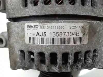 Автозапчастина б/у генератор для opel zafira tourer c (p12) 1.6 cdti (75) посилання на oem iam 13520813 ms1042118550 13587304b