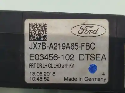 Автозапчасти б/у левая передняя наружная ручка за ford focus iv (hn) 1.5 ecoblue ссылки oem iam  e03456102 jx7ba219a65fbc