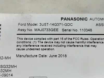 Автозапчасти б/у электронный модуль за ford focus iv (hn) 1.5 ecoblue ссылки oem iam   3u5t14g371gdc