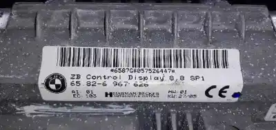 Peça sobressalente para automóvel em segunda mão display gps / multimídia por bmw serie 7 (e65/e66) 730d referências oem iam 65826960096  65826967626