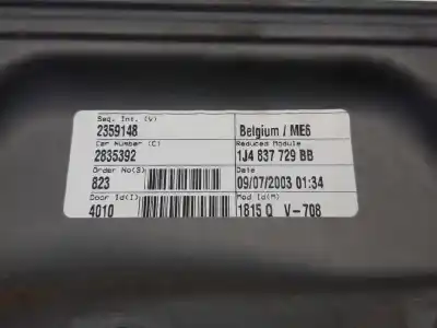Second-hand car spare part driver left window regulator for volkswagen golf iv berlina (1j1) spirit oem iam references 1j4837461h  1j4837729bb