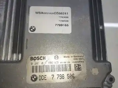 Second-hand car spare part ecu engine control for bmw serie 7 (e65/e66) 730d oem iam references 13617808222 7798506 0281011886