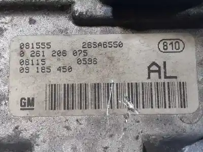 Pièce détachée automobile d'occasion calculateur moteur ecu pour opel agila básico références oem iam 9185450  0261206075