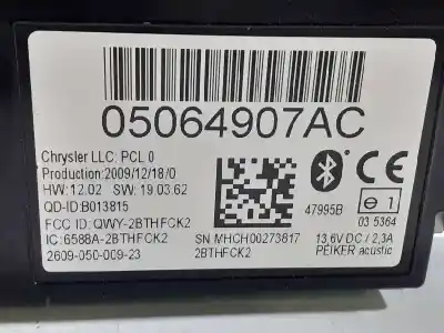 Second-hand car spare part electronic module for dodge journey se oem iam references 05064907ac  