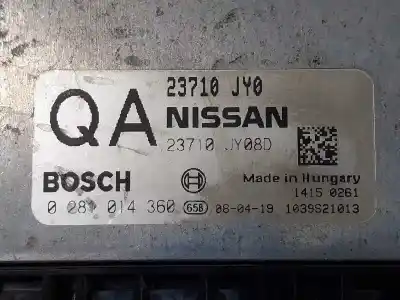 Автозапчастина б/у ебу контролер двигуна для renault koleos dynamique посилання на oem iam 23710jy08d 23710jy0 0281014360