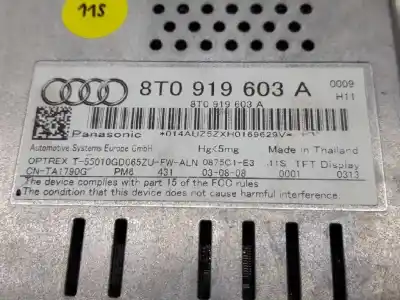 Автозапчасти б/у многофункциональный дисплей за audi a4 avant (8k5) (2008) básico ссылки oem iam 8t0919603a  