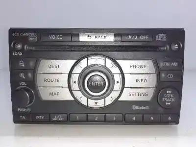 Piesă de schimb auto la mâna a doua sistem audio / cd radio casetofon pentru nissan qashqai (j10) tekna sport 4x4 referințe oem iam 28185jg400 cd6k1430e pn2874f