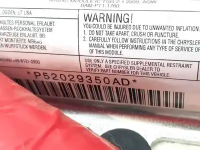 Peça sobressalente para automóvel em segunda mão kit airbag por dodge journey se referências oem iam   