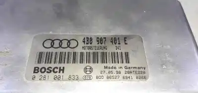 Автозапчастина б/у ебу контролер двигуна для audi a6 avant (4b5) 2.5 tdi посилання на oem iam 4b0907401e  0281001833