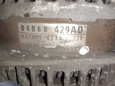 Piesă de schimb auto la mâna a doua alternator pentru chrysler voyager (rg) 2.8 crd lx referințe oem iam 04868429ad 27-4948 4210000086