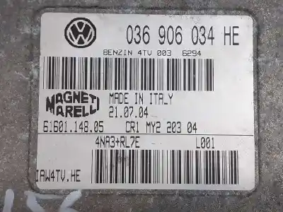 Recambio de automóvil de segunda mano de centralita motor uce para skoda fabia (6y2/6y3) attractive referencias oem iam 036906034he  6160114805