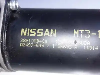 Pezzo di ricambio per auto di seconda mano tiranti e motorino del tergicristallo anteriore per renault maxity fg 110.28/32/35 riferimenti oem iam 7485136391  28810mb400