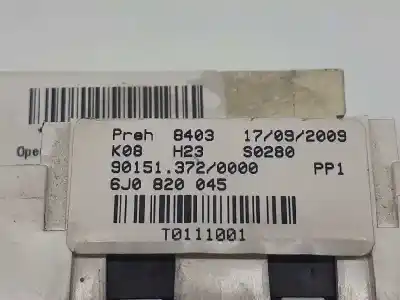 Автозапчасти б/у отопление / кондиционирование воздуха за seat ibiza sc (6j1) 1.4 tdi ссылки oem iam 6j0820045  