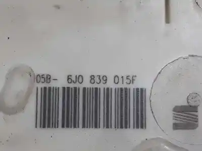 Автозапчастина б/у замок дверей заднього лівого для seat ibiza (6p1) reference посилання на oem iam 6j0839015f  