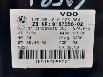 Peça sobressalente para automóvel em segunda mão quadrante por bmw serie 3 coupe (e92) 320i referências oem iam 918705802 a2c53321819 619025364