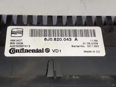 Автозапчастина б/у клімат-контроль для seat ibiza sc (6j1) color edition посилання на oem iam 6j0820043a  a2c53357413