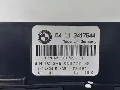 Second-hand car spare part climate control for bmw x3 (e83) 2.0d oem iam references 64113420905 5hb0087709 64113417544