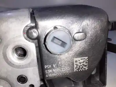 Second-hand car spare part left front door lock for citroen berlingo (er_, ec_) 1.5 bluehdi 130 (ecyhzj ecyhzr) oem iam references 163434  s3m16943580